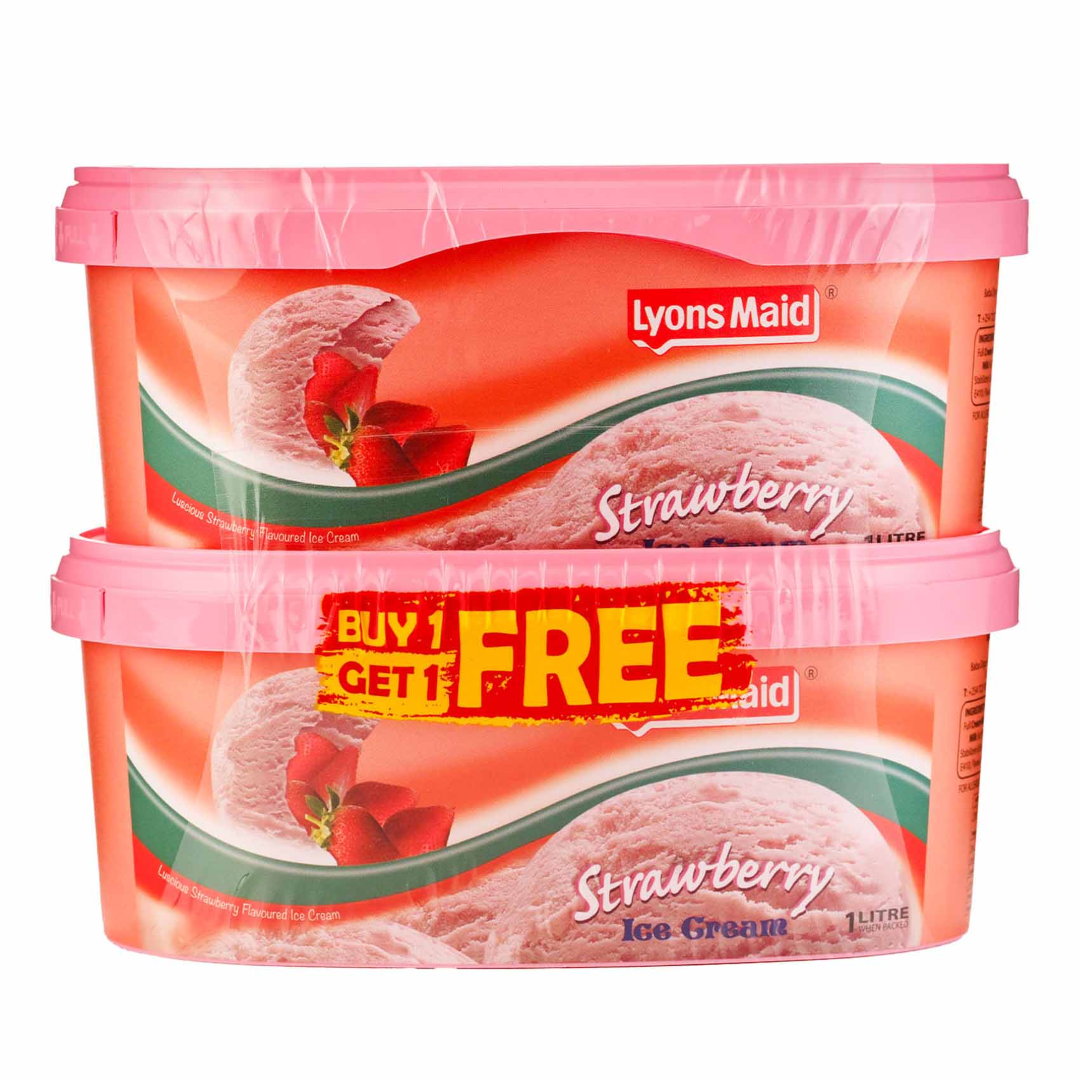 LYONS MAID DIALITE VAN/STRAWBERRY 1LT
